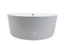 Anzzi Rotunda 59 in. One Piece Acrylic Freestanding Bathtub in Glossy White 6