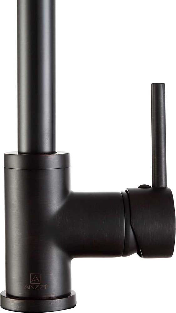 Anzzi Farnese Single-Handle Standard Kitchen Faucet with Side Sprayer in Oil Rubbed Bronze KF-AZ222ORB 10