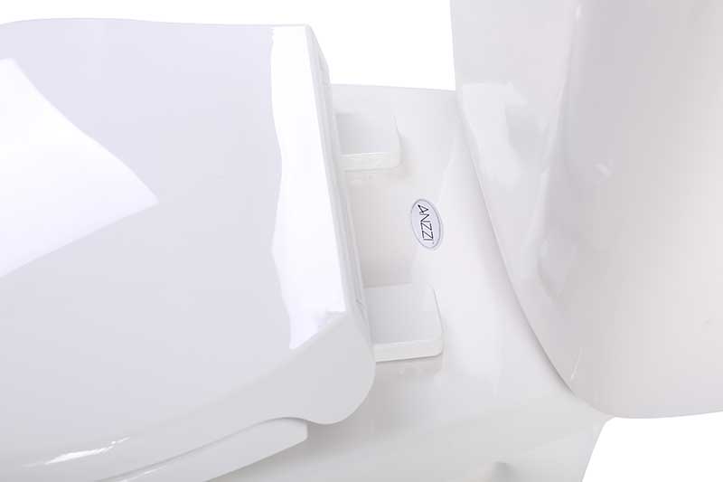 Anzzi Author 2-piece 1.28 GPF Single Flush Elongated Toilet in White T1-AZ063 9