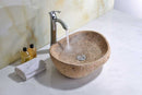 Anzzi Chodola Vessel Sink in Yellow River Stone LS-AZ8178 2