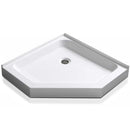 Anzzi Randi 36 in. x 36 in. Neo-Angle Double Threshold Shower Base in White SB-AZ01NO