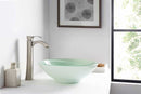 Anzzi Sonata Series Deco-Glass Vessel Sink in Lustrous Light Green Finish 5