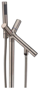 Anzzi Havasu 2-Handle Claw Foot Tub Faucet with Hand Shower in Brushed Nickel FS-AZ0042BN 8