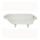 Kingston Brass VCTND673123TW Vintage Cast Iron Bathtub With White Legs, White