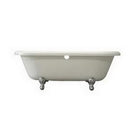 Kingston Brass VTDS673023HW Vintage Acrylic Tub with White Constantine Lion Feet, White