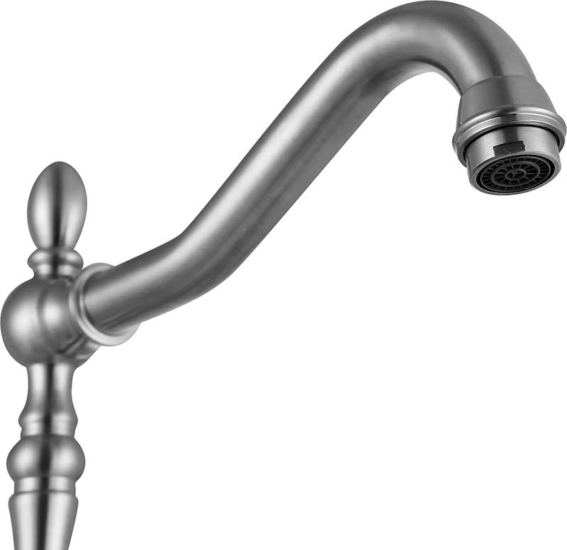 Anzzi Highland 8 in. Widespread 2-Handle Bathroom Faucet in Brushed Nickel L-AZ184BN 8