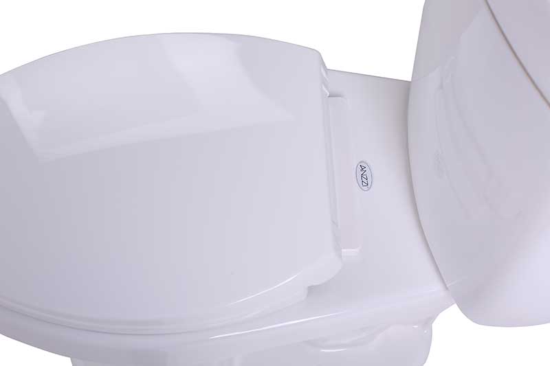 Anzzi Talos 2-piece 1.6 GPF Single Flush Elongated Toilet in White T1-AZ065 10