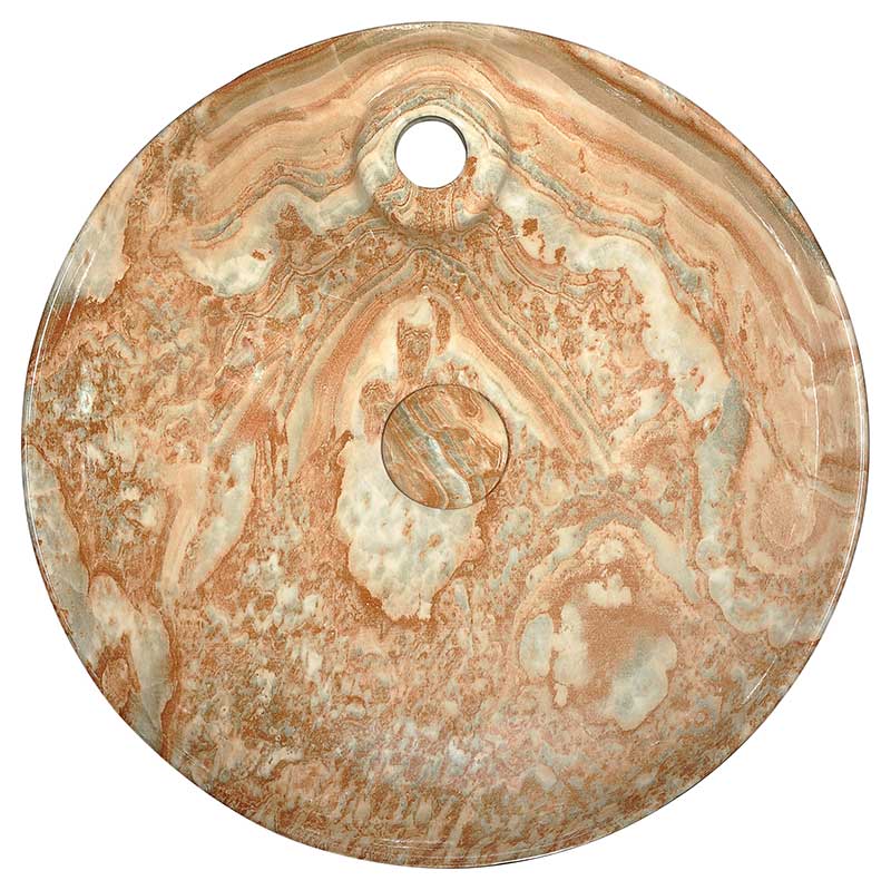 Anzzi Marbled Series Ceramic Vessel Sink in Marbled Sands Finish LS-AZ234 2