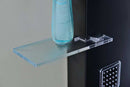 Anzzi Ronin 52 in. 2-Jetted Full Body Shower Panel with Heavy Rain Shower and Spray Wand in Black SP-AZ025 7