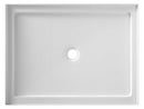 Anzzi Fissure Series 36 in. x 48 in. Single Threshold Shower Base in White SB-AZ011WO 4