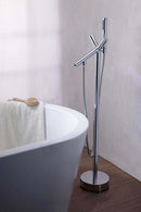 Anzzi Havasu 2-Handle Claw Foot Tub Faucet with Hand Shower in Polished Chrome FS-AZ0042CH 2