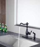 Anzzi Highland Single-Handle Standard Kitchen Faucet with Side Sprayer in Oil Rubbed Bronze KF-AZ224ORB 10