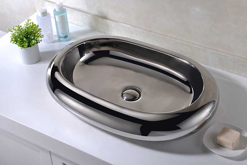 Anzzi Prussian Series Ceramic Vessel Sink in Silver LS-AZ269 2