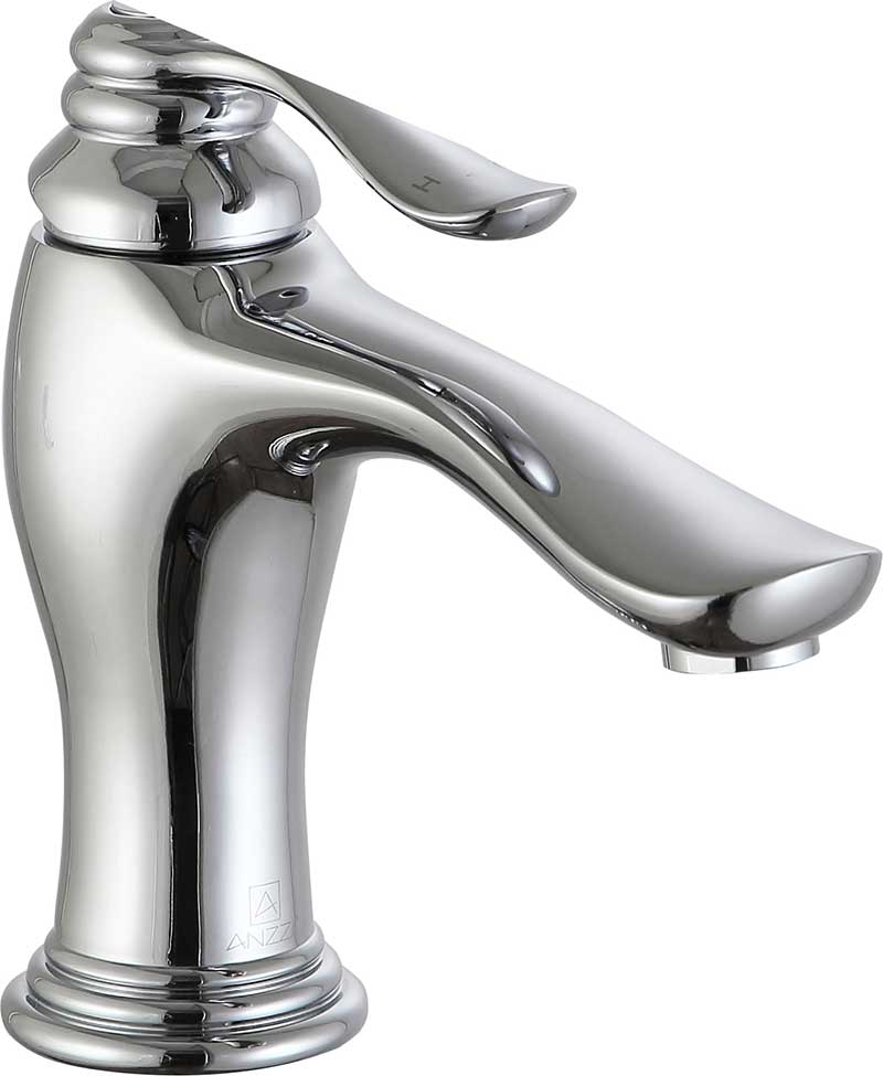 Anzzi Anfore Single Hole Single Handle Bathroom Faucet in Polished Chrome L-AZ104CH