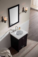 Ariel Bath Adams 25" Single Sink Vanity Set in Black 3