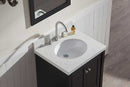 Ariel Bath Adams 25" Single Sink Vanity Set in Black 4