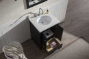 Ariel Bath Adams 25" Single Sink Vanity Set in Black 5