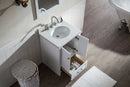 Ariel Bath Adams 25" Single Sink Vanity Set in White 5