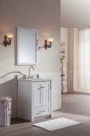 Ariel Bath Adams 25" Single Sink Vanity Set in White 7