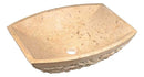 Anzzi Moon Vessel Sink in Classic Cream Marble LS-AZ8218 7