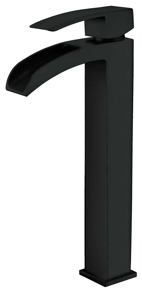 Anzzi Key Series Single Hole Single-Handle Vessel Bathroom Faucet in Gunmetal Black L-AZ097GK