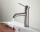 Anzzi Valle Single Hole Single Handle Bathroom Faucet in Brushed Nickel L-AZ107BN 3