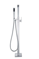 Anzzi Victoria 2-Handle Claw Foot Tub Faucet with Hand Shower in Polished Chrome FS-AZ0031CH 15