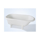 Restoria Regent 60-inch Rolltop Clawfoot Bath Tub Wall Faucet Drillings