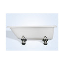 Restoria Monarch 66-inch Rolltop Clawfoot Tub 7-inch Rim Drillings