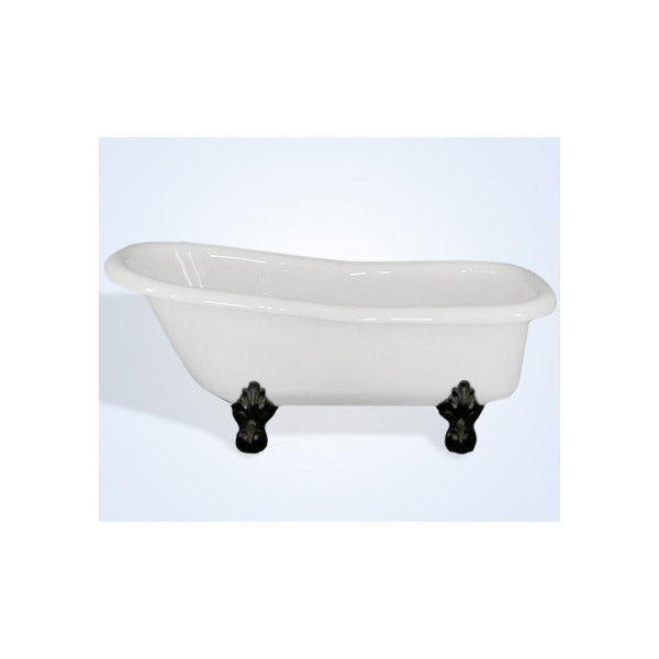 Restoria Imperial 66-inch Slipper Acrylic Clawfoot Tub by Restoria - No Faucet Drillings