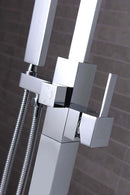 Anzzi Victoria 2-Handle Claw Foot Tub Faucet with Hand Shower in Polished Chrome FS-AZ0031CH 6