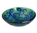Legion Furniture Mosaic Earth Vessel Bathroom Sink