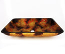 Legion Furniture Stormy Sun Rectangle Vessel Bathroom Sink