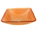 Legion Furniture Sunny Days Square Vessel Bathroom Sink