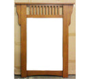 Legion Furniture Mission Wall Mirror in Medium Pecan