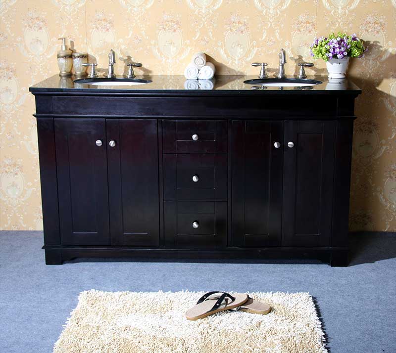 Legion Furniture 60" Double Bathroom Vanity Set