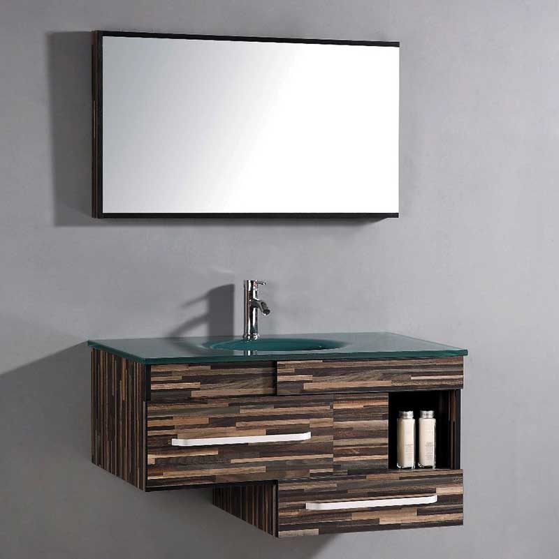 Legion Furniture 40" Single Bathroom Vanity Set with Mirror