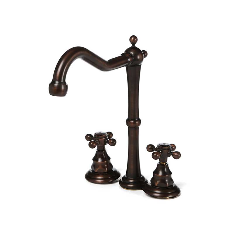 Legion Furniture Widespread Bathroom Faucet with Double Cross Handles