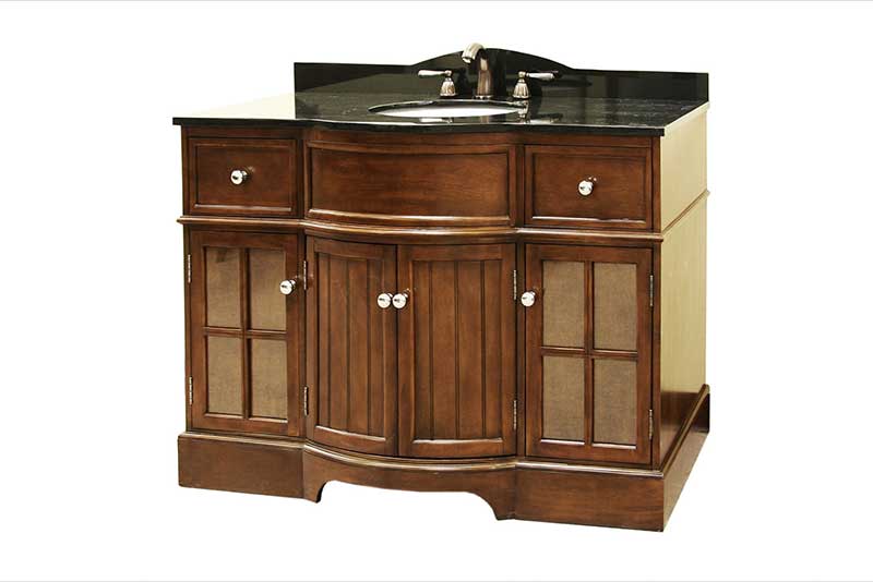 Legion Furniture 49" Single Bathroom Vanity Set with Granite Top 3