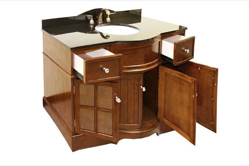 Legion Furniture 49" Single Bathroom Vanity Set with Granite Top 4