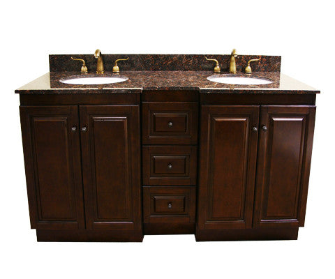 Legion Furniture 60" Double Sink Vanity Base with Soft Close Doors