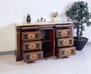 Legion Furniture 60" Chest Vanity Set 5