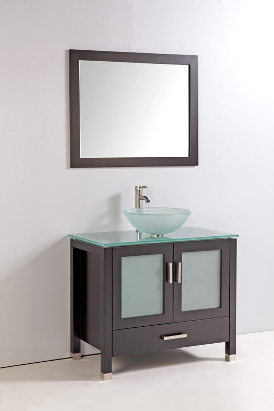 Legion Furniture Finish 36" Bathroom Vanity Set with Mirror