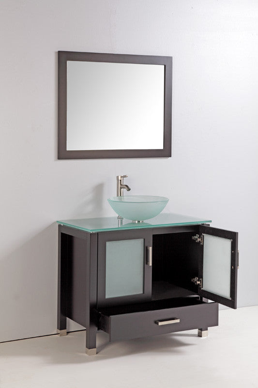 Legion Furniture Finish 36" Bathroom Vanity Set with Mirror 2