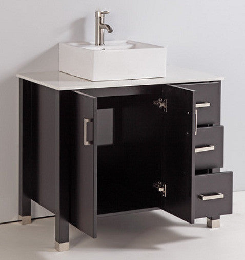 Legion Furniture 36" Bathroom Vanity Set with Mirror 3