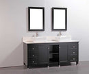 Legion Furniture 72" Bathroom Vanity Set with Mirrors