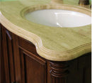 Legion Furniture 32" Solid Wood Single Travertine Vanity Set 4