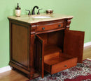 Legion Furniture 36" Solid Wood Single Travertine Vanity Set 3