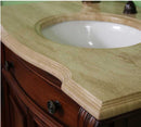 Legion Furniture 36" Solid Wood Single Travertine Vanity Set 4