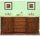 Legion Furniture 72" Solid Wood Double Vanity Set